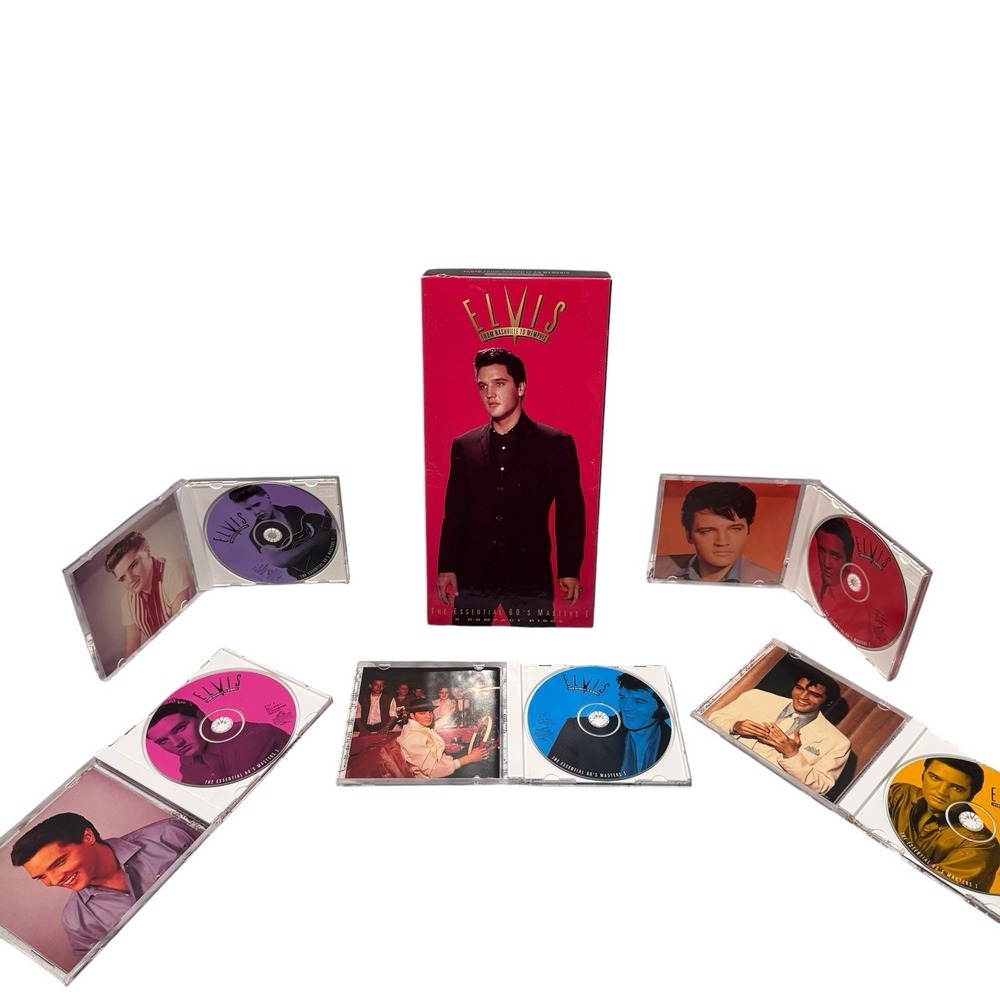Elvis Presley CD Box Set From Nashville To‎ Memphis 5CD 60's Masters Longbox